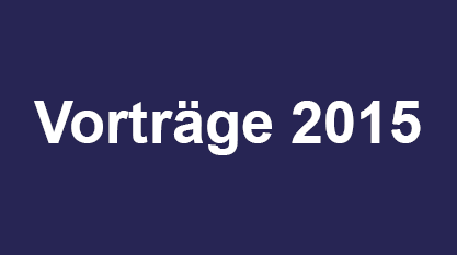 Vorträge 2015