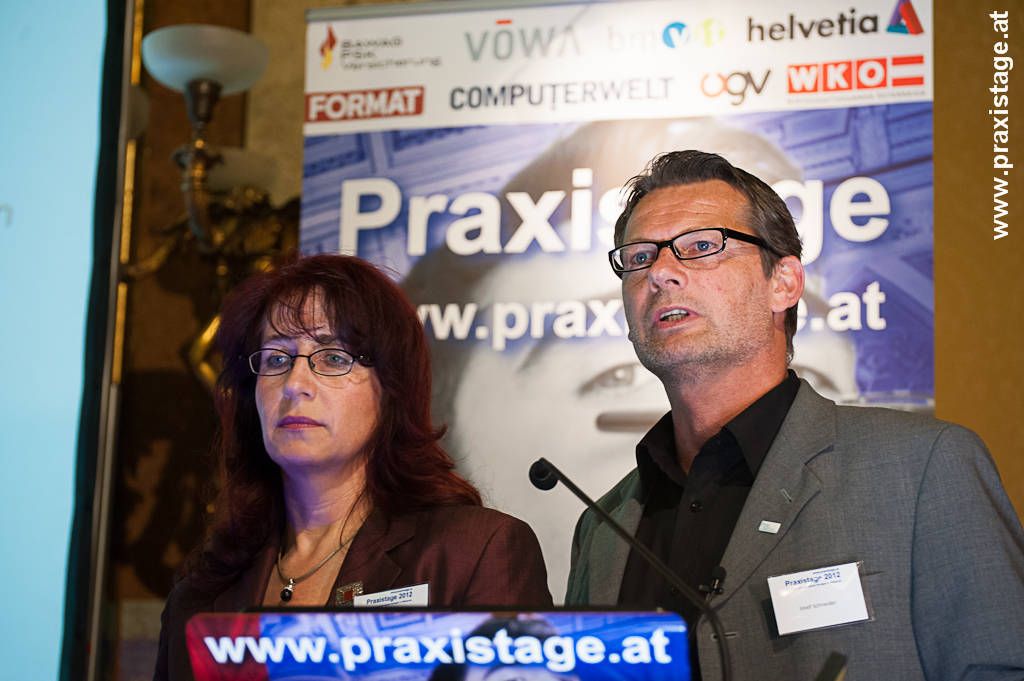 Brigitte Lutz (Stadt Wien), Josef Schneider (hpc DUAL)